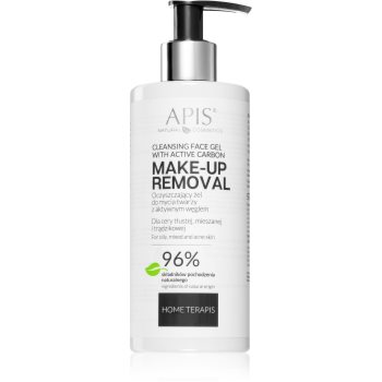 Apis Natural Cosmetics Home TerApis gel de curățare cu carbune activ pentru ten gras si problematic - imagine 2